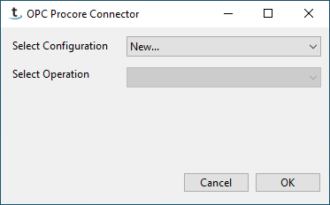 Creating a new configuration