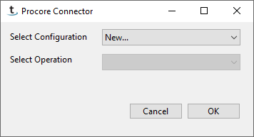 Creating a new configuration